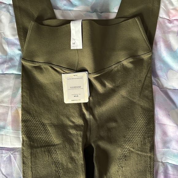 NWT π Fabletics Khloe Kardashian Sculptknit Contour Legging Green Moss - Picture 6 of 9